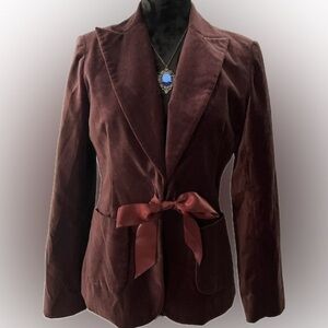 Velvet Women's NEW YORK & CO. Blazer with Bow Detail Small Size 4